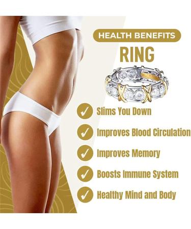 Moissanite Magnetology Lymphvity Ring Magnetic Zircon Shaping Cross Full Moissanite Diamond Ring Magnetic Zircon Rings for Weight Loss (Rose Gold+Purple 7) Rose Gold+purple 7 - Buy Online on SooperMarket.com