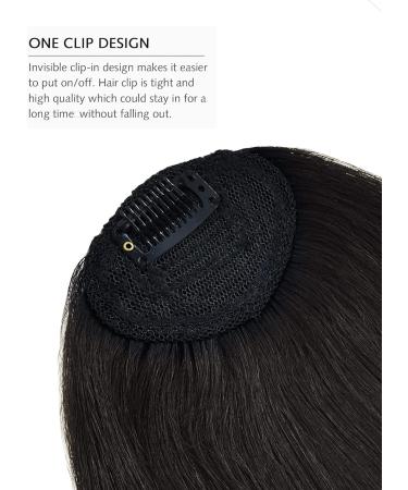YAMEL Clip-in Bangs Dark Brown Human Hair Extensions for Women - Buy Online on SooperMarket.com