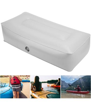 Inflatable Kayak Seat Cushion | Fishing Air Pad with Sticker | Thick PVC Outdoor Seat - Buy Online on SooperMarket.com