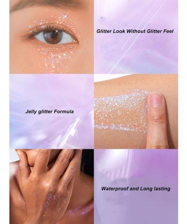 Liquid Highlighter Jelly Texture 40ml Smooth and Shiny Liquid Shine Highlighter for Hair - Buy Online on SooperMarket.com