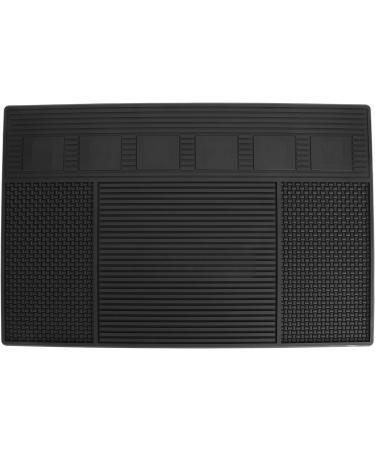 Silicone Barber Mat with Slip Prevention Large Size Work Station Pad for Clippers Scissors Organized & Easy to Cleanse - Buy Online on SooperMarket.com