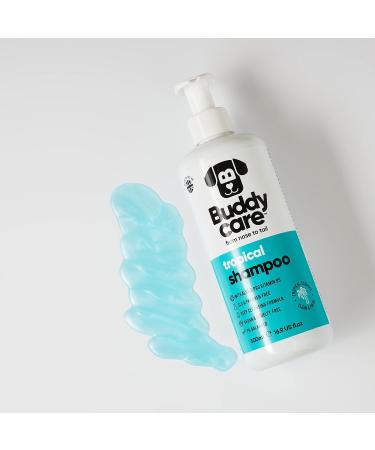 Tropical Dog Shampoo by BuddyCare - Deep Cleaning Aloe Vera & Pro-Vitamin B5 Refreshing Fragrance (500ml X3) - International Shipping - Buy Online on SooperMarket.com