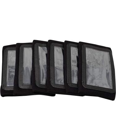 Pro Athletics QB Playbook Wristband - 12-Pack Black | Football Quarterback Play Wristbands for Youth, 3 Compartments - Wrist Coach for All Sports - Buy Online on SooperMarket.com