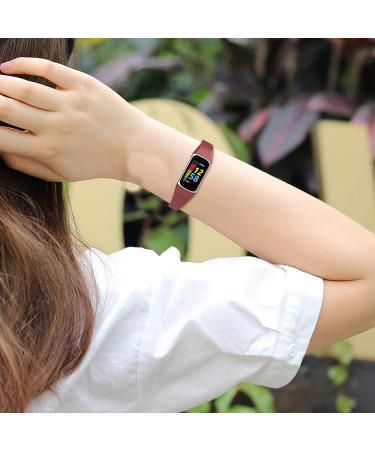 Surundo Slim Silicone Band for Fitbit Charge 5 - 8 Color Options - Buy Online on SooperMarket.com