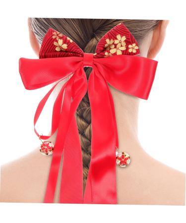SEWACC elastic hair ties decor hair barrettes for girls hair ties girls hair ties with bows hair ties for girl hair bow hair rope bow hair ties elasticity bow tie girl child fabric - Buy Online on SooperMarket.com
