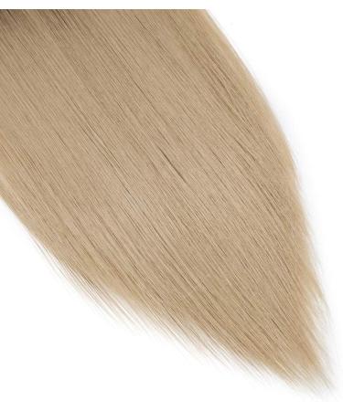 Silk-co 26 Inch 8PCS Clip in Hair Extensions Dark Brown to Ash Blond - 100% Synthetic Long Straight Hair Piece for Full Head - Buy Online on SooperMarket.com