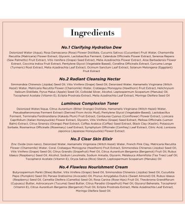 Averr Aglow Luminous Clear Skin Kit - Hydrating Cleanser & Acne Care Set for Breakouts & Dark Spots (5PC) - International Shipping Available - Buy Online on SooperMarket.com