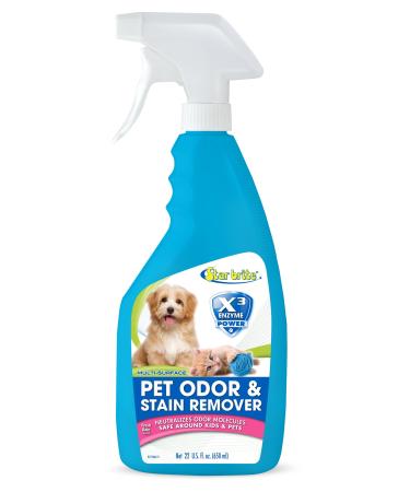 STAR BRITE Multi-Surface Pet Odor & Stain Remover Spray - Triple Enzyme Neutralizer - 22 OZ (09722)