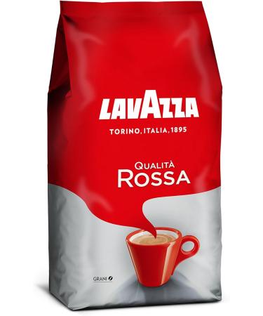 Lavazza Qualita Rossa Coffee Beans 1000g - Authentic Italian Blend 1kg (Pack of 1) - Buy Online on SooperMarket.com
