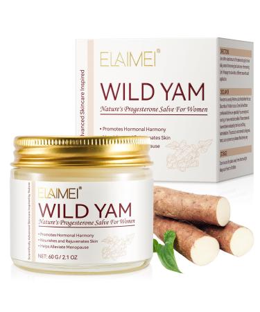Wild Yam Root Cream Wild Yam Cream Organic For Hormone Balance Wild Yam Root Cream Skin Moisturizer Relief for Dry Skin 60 ML