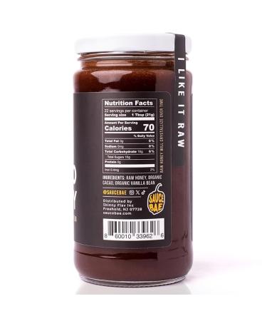 Sauce Bae Cacao Raw Honey with Vanilla Bean - Organic Unpasteurized Unfiltered  Superfood Chocolate - 1 lb - Buy Online on SooperMarket.com