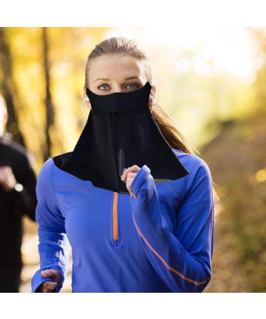 Shenrongtong Face Cover for Sun | Sun Masque SPF Face Cover | Full Face Shield UV Masque Sunscreen Masque Sun Face Cover Breathable Face Scarf Cover for Men Women Black - Buy Online on SooperMarket.com