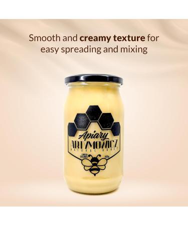 APIARY ARTYMOWICZ Premium Linden Creamed Honey - 100% Pure Natural Sweetener - 1100g - Buy Online on SooperMarket.com