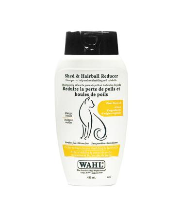 Wahl Canada Shed & Hairball Reducer Cat Shampoo Help Reduce Shedding and hairballs Plant derived paraben Free Silicone Free Cat Shampoo - Model 58377