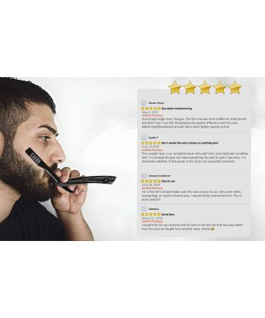 100 BLADES + Facn Professional Wooden Straight Edge Barber Razor - Salon Quality Shavette - Buy Online on SooperMarket.com