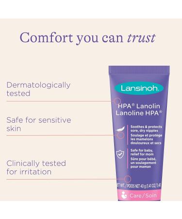 Lansinoh HPA Lanolin 40g - Soothing Nipple Cream for Breastfeeding Moms - Buy Online on SooperMarket.com