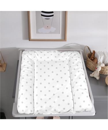 Babynness Waterproof Wrapping - High Quality & Wipeable Diaper Area Expansion - Dotted Gray 50x70 cm - Buy Online on SooperMarket.com