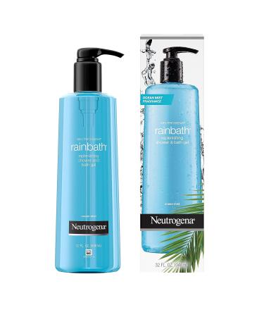 Neutrogena Rainbath Ocean Mist Body Wash 32 fl oz - Shower Gel and Shaving Gel - Moisturizing Cleanser with Clean Rinsing Lather - Buy Online on SooperMarket.com
