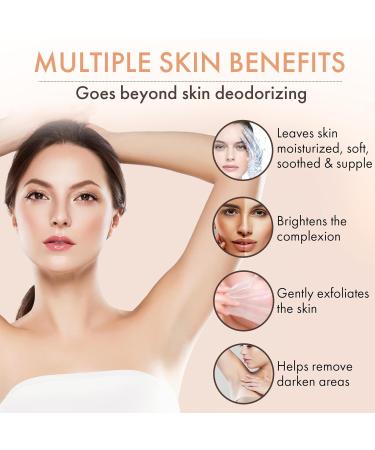Persimmon Body Wash - Natural Deodorant Soap for Body Odor Control Eliminate Nonenal Odor Ideal for Underarms Intimate Areas & Smelly Feet - International Shipping Available - Buy Online on SooperMarket.com
