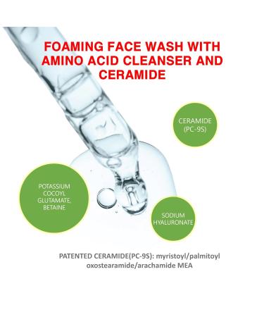 Buy ATOPALM Moisturizing Facial Cleansing Foam - Paraben Free Face Wash for Dry & Sensitive Skin Infused with Hyaluronic Acid pH Balanced K-Beauty Cleanser 150ml - Buy Online on SooperMarket.com