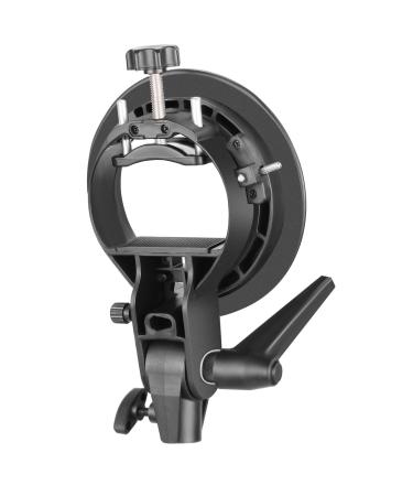 Neewer S-Type Bracket Holder with Bowens Mount for Speedlite Flash Snoot Softbox Beauty dish Reflector Umbrella