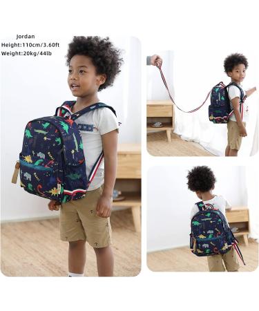 Willikiva Cartoon Bus Kindergarten Backpack with Leash | Waterproof Preschool Toddler Backpack for Boys and Girls (Car) - Buy Online on SooperMarket.com