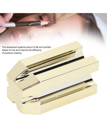 4 in 1 Eyebrow Pencil Sharpener Duckbill Shape Sharpener Cosmetic Makeup Pencil Sharpener Universal Sharpener for All Wooden and Plastic Pencil Sizes Essential Tool for Girls Makeup Gold - Buy Online on SooperMarket.com