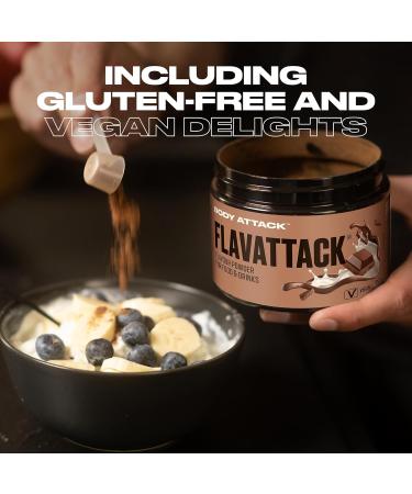 Buy Body Attack FlavtiStic Peanut Butter Salty Caramel 250g - Gluten-Free Palm Oil-Free Protein Powder for Baking & Beverages | International Shipping - Buy Online on SooperMarket.com