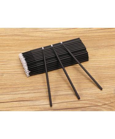 Mini Skater 100 PCS Microswabs Makeup Swabs Mini Individual lash Applicators Mascara Brush Eyelashes Extension for Makeup Personal Care Dental Oral Using(Black) - Buy Online on SooperMarket.com