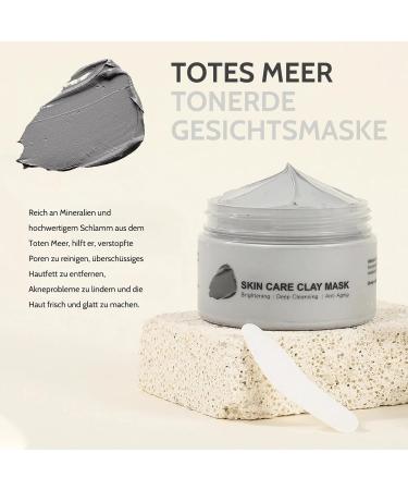 Shefave Turmeric Mask Turmeric Mud Mask Clay Face Mask for Face and Body with Brush Improves Blackheads Acne Beauty Masks for Deep Cleansing Controls Oil (Black) - Buy Online on SooperMarket.com