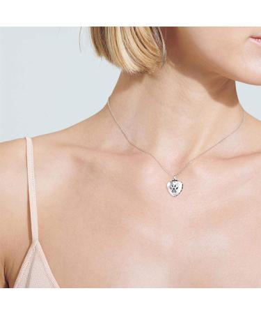cluis Urn Necklace for Ashes Cremation Necklace Paw Print Pet Urn Heart Necklace Animal Cremation Jewelry for Ashes Memorial Keepsake Jewelry for Women Dog's Cat's Pet Ashes - Buy Online on SooperMarket.com