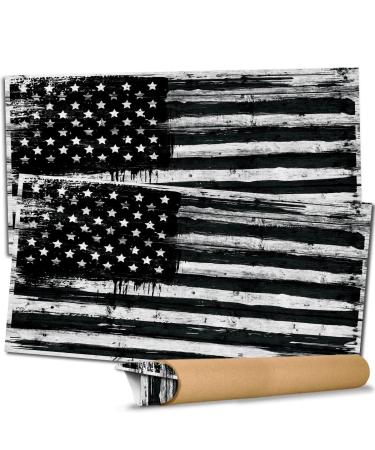 Pixelverse Design Cornhole Board Skin Wrap Decal - Vinyl Tournament Corn Hole Bean Bag Toss Sticker - Weather Resistant USA Flag Board Game - for Children Adults Colleges Festivals & Bars - 24.5x48.5