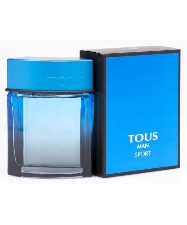 Tous Man Sport Men Eau-de-toilette Spray by Tous 3.4 Ounce Fruity 3.4 Fl Oz (Pack of 1) - Buy Online on SooperMarket.com