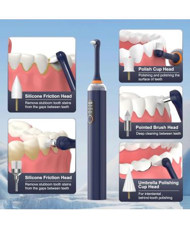 HassoKon Tooth Polisher Kit for Stain Removal & Teeth Whitening - Blue - Buy Online on SooperMarket.com