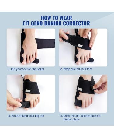 Fit Geno Bunion Corrector for Women Big Toe Adjustable for Men Toe Straightener Bunion Relief Foot Brace Splint Pain Relief Protector Hallux Valgus Corrector(Beige) - Buy Online on SooperMarket.com