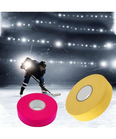 Buy Eterspr Anti-Slip Racking Tape for Ice Hockey & Sports - 2 Rolls in Rose Red & Yellow - Buy Online on SooperMarket.com
