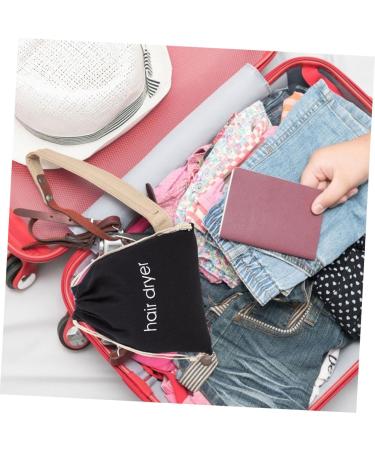 Baluue 4pcs Hair Dryer Storage Bag Curling Hair Dryer Travel Tote Bag Travel Supplies Hair Bag Black Fabric - Buy Online on SooperMarket.com
