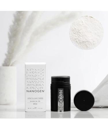 Nanogen Hair Fibres 15g - White (Pack of 1) | Hair Loss Concealer - Buy Online on SooperMarket.com