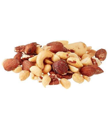 Happy Belly Salted Mixed Nuts with Peanuts 16 Ounce - Premium Quality Snack Mix - 1 Pound Pack - Amazon Brand - Buy Online on SooperMarket.com