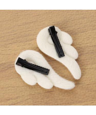 OSALADI 3 Pairs Angel Wings Hair Clip Cute Leather Hair Barrettes Cartoon Non Slip Clamps for Girl Cosplay - Buy Online on SooperMarket.com