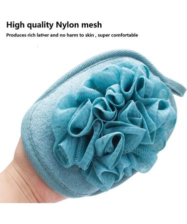 Amariver 3 Pack Bath Loofah Body Sponge Brushes Pouf Kit with Shower Glove and Flower Bath Ball - Buy Online on SooperMarket.com