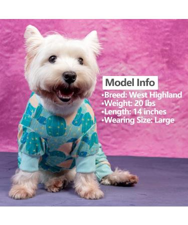 KYEESE Cactus Dog Pajamas - Stretchable Soft Material for Small Dogs & Cats - X-Large - Buy Online on SooperMarket.com