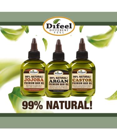 Difeel Men's Ultra Growth Basil & Castor Hair Oil 2.5 oz - Promotes Hair Growth & Thickness - Buy Online on SooperMarket.com