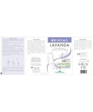 GSE Linea Intimo Lavanda Trattamento Detergente Intimo Delicato 4x100 ml - Buy Online on SooperMarket.com