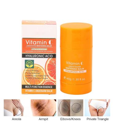 Vitamin C Underarm Whitening Balm for Women - Antiperspirant Deodorant with Odor Removal - Dark Spot Corrector for Elbows and Knees - All Day Sweat Protection - Buy Online on SooperMarket.com