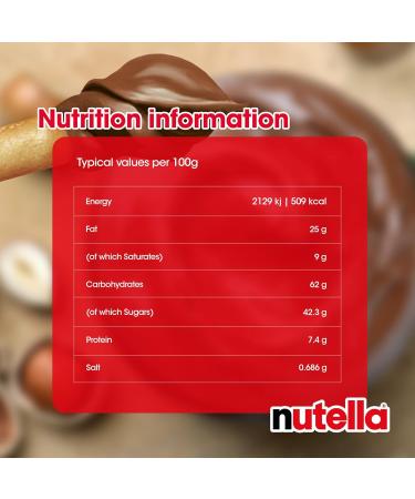 NUTELLA & GO! Hazelnut And Cocoa Spread With Breadsticks Snack Packs Perfect Bulk Snacks for Kids 52 Grams Pack of 4 Nutella & GO! 4 Pack - Buy Online on SooperMarket.com