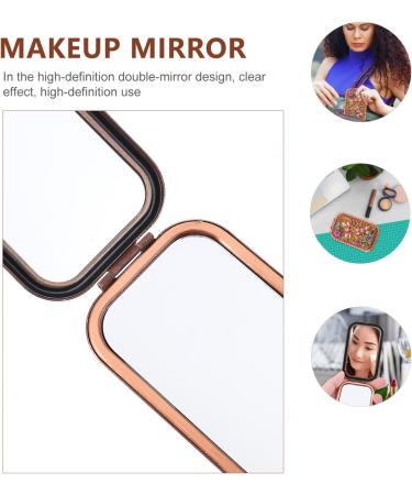 Beaupretty Moms Gift Folding Pocket Mirror - Double-Sided Small Dragonfly Travel Makeup Mirror - Claret - Buy Online on SooperMarket.com