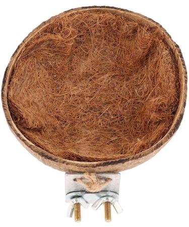 Buy SM SunniMix Coconut Shell Bird Nest Toy for Budgerigar Cockatiel Parrot & Lovebird - Perfect for Pet Birds - Fast International Shipping - Buy Online on SooperMarket.com