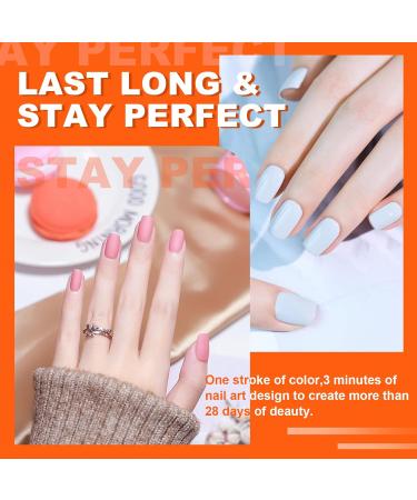 ERARROW 30 Pcs Gel Nail Polish Set Nail Polish 24 Colors Popular Nail Art Colors UV LED Soak Off Nail Gel Kit with Glossy & Matte Top Coat Base Coat and Painted Gel - Buy Online on SooperMarket.com