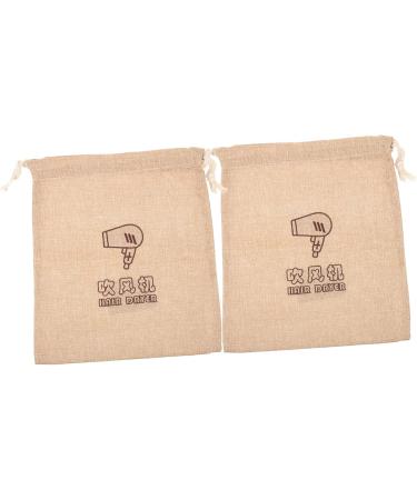Baluue 4 Pcs Portable Drawstring Bag Drawstring Travel Pouch Storage Bag for Hair Dryer Hair Tool Bag Cloth - Buy Online on SooperMarket.com